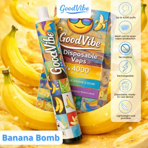 GoodVibe Caffeine Diffuser - Fast-Acting - All-Natural Energy Booster