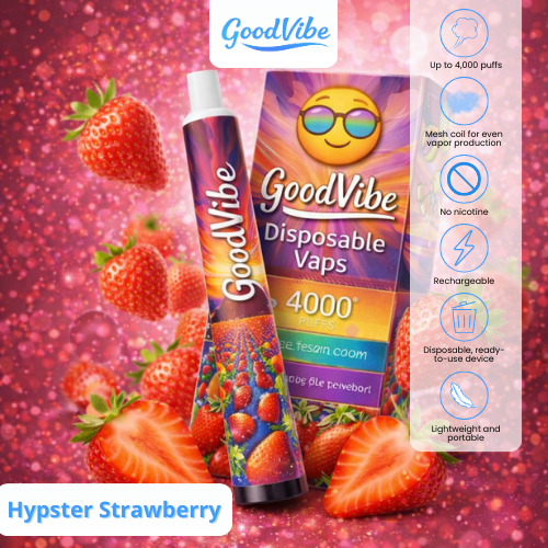 GoodVibe Caffeine Diffuser - Fast-Acting - All-Natural Energy Booster