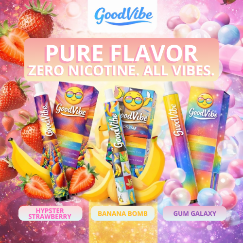 GoodVibe Caffeine Diffuser - Fast-Acting - All-Natural Energy Booster